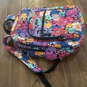 Vera Bradley flower large backpack